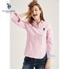 U.S. Polo Assn. Women's Pure Cotton Long-Sleeve Embroidered Shirt