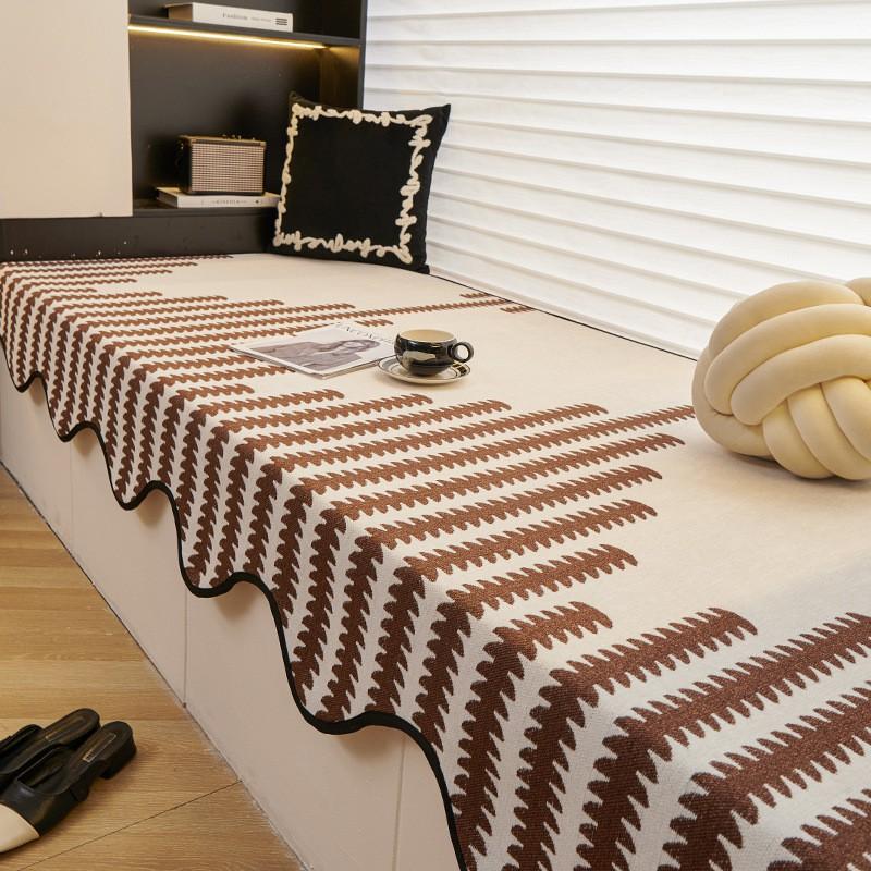 Cream Style Window Sill Cushion All Season Non-slip Mat Balcony Bedroom
