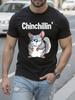 Funny Chinchilla Graphic Tshirt - Cute Animal Tee with Ch...