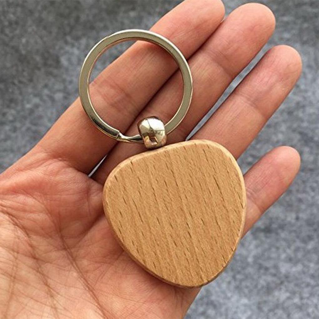 Holz DIY Schlüsselanhänger Tragbar Mann Hängend Bemalbar Automobil Handtasche Tasche Basteln Herstellung Schlüsselanhänger Kleidung Zubehör Frau