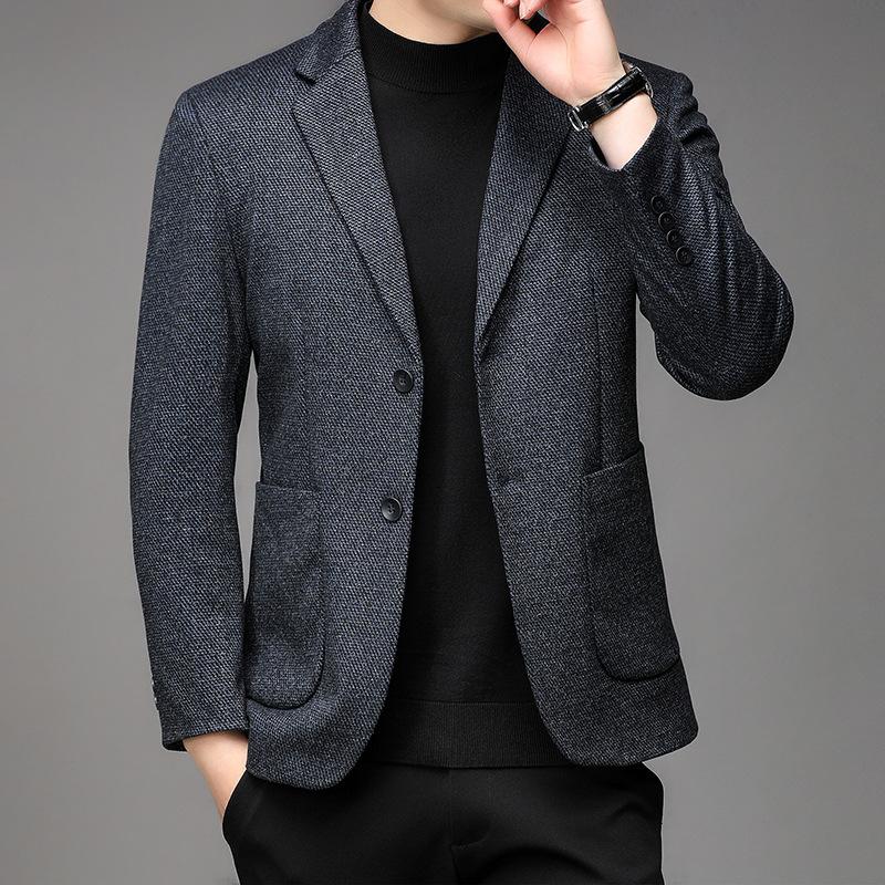 Autumn Suit Jacket for Men's New Fashionable Casual Suit for Middle-aged and Young Korean Version