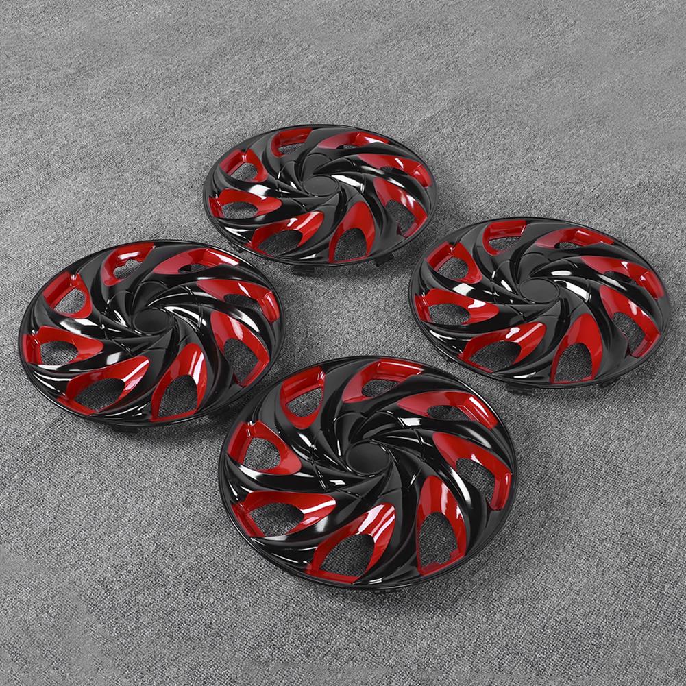 4 peças Calota de Roda 15 polegadas Encaixe Pressão Tampa Calota Acessórios Automotivos Serve para Pneu R15 e Aro de Aço