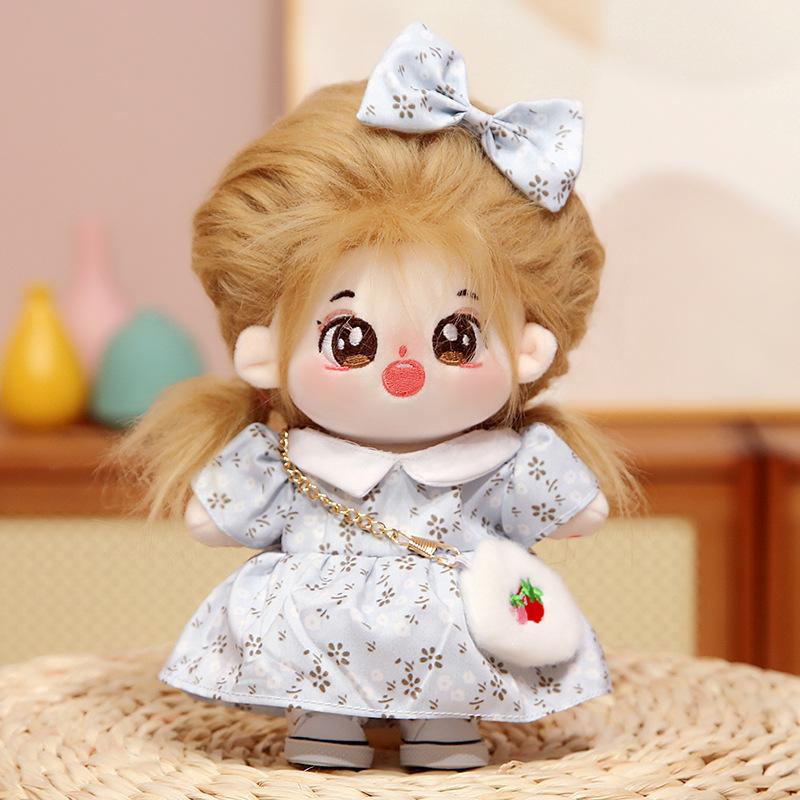 20cm Cotton Doll Clothes Skirt Plush Doll Girls Can Change Clothes Dolls To Give Gifts To Girls Best Friends