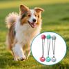 Brinquedo de Corda para Puxar Cachorro Borracha Segura Brinquedo de Mastigar Filhote com Ventosa Brinquedo Dispensador de Petiscos para Cachorro para Limpeza dos Dentes e Alívio do Tédio