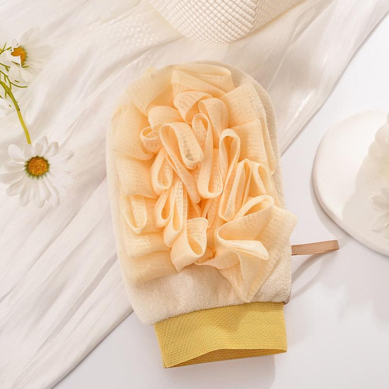 2 In 1 Super Soft Exfoliating Bath Mitt-Painless To The Skin Sponge Children Adult Bathing Scrub Gloves Durable Shower Towel