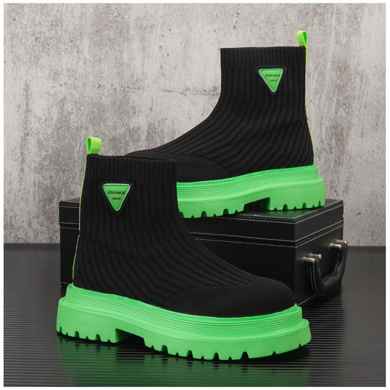 

Новые носки кроссовки мужские трикотажные верхние дышащие спортивные туфли носки ботинки мужские туфли высокие кроссовки для мужчин Zapatillas 39