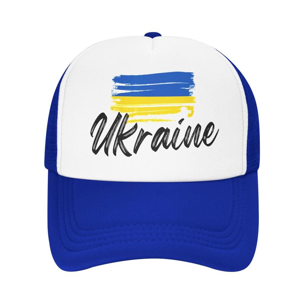 Ukraine Flag Ukrainian Mesh Baseball Caps Unisex Women HipHop Trucker Worker Cap Hat Adjustable Summer Trucker Cap