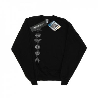 Boys Justice League Movie Sprayed Emblems Sweatshirt