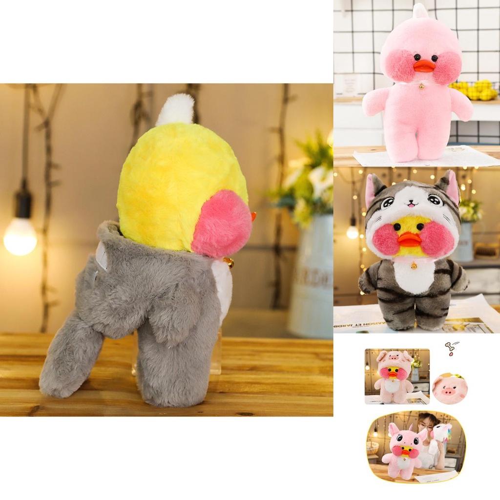 Cute Lalafanfan Cafe Duck Unicorn Totoro Panda Plush Toy Soft Adorable Gift