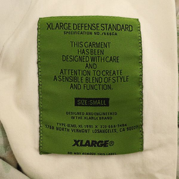 XLARGE Overall handle cargo shorts S Green system Men's Used