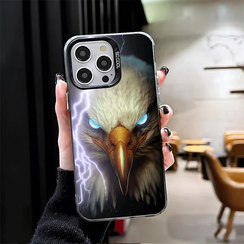Bald Eagle Cool Soft Phone Case for iPhone 15 16 17 Pro Max 17Air 16E 14 Plus 13 12 Mini Shockproof Cover Back Shell