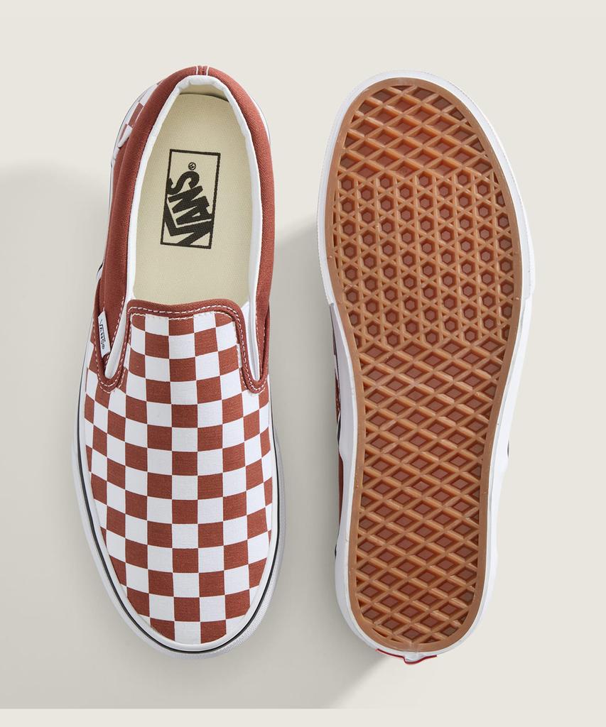 Vans Classic Slip-On - (Farbenlehre Schachbrett) Rost Bronze / Vn000Dahfsb1