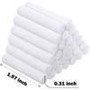 24Pack Wick Essential Oil Inhaler Replacement Kit, 4 cm (1 5/8 inch) Blank Nasal Sticks,or Essential Oil Inhalers. 2 Mini Droppers. for Essential Oil