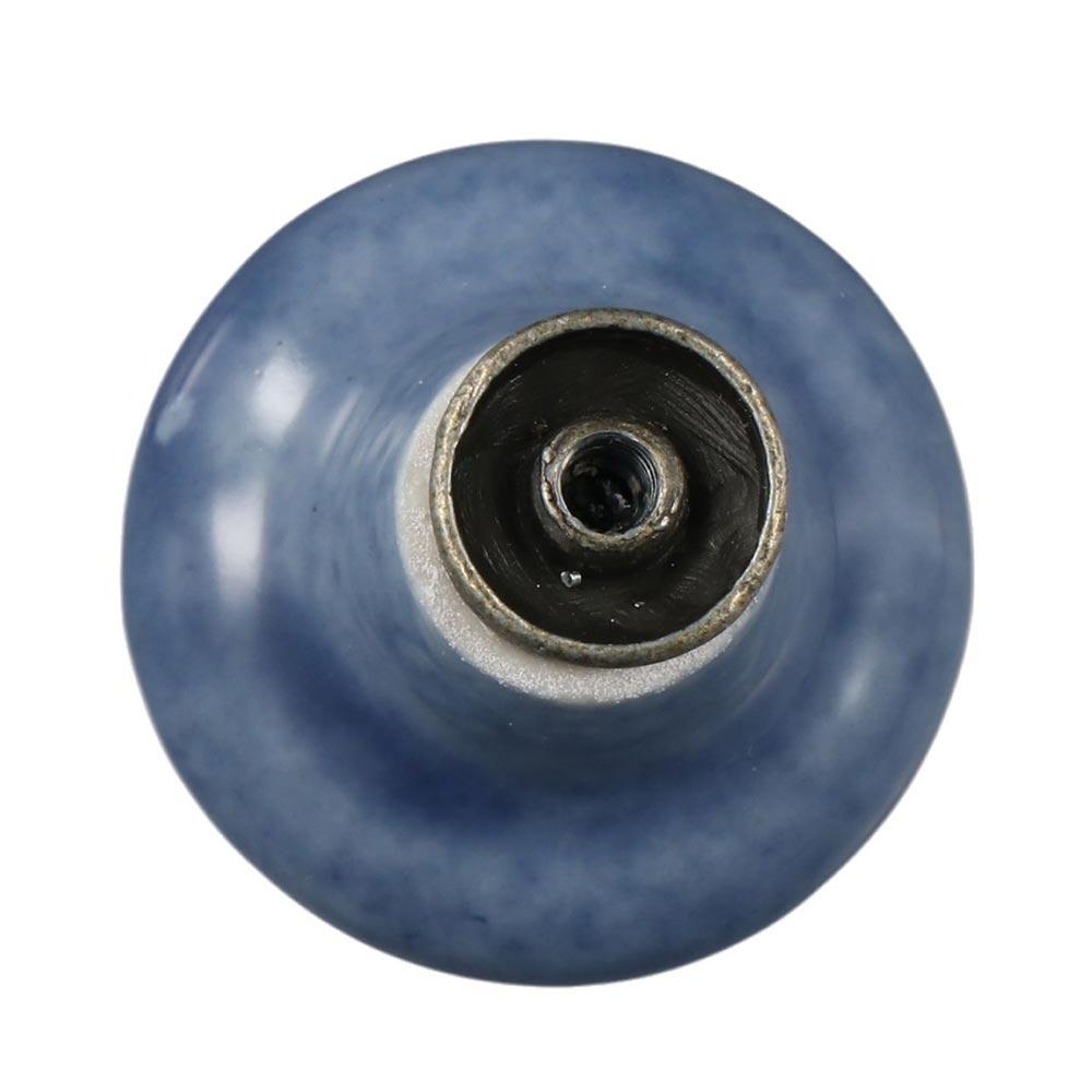 Flower Surface Ceramic Knob Single Hole Cabinet Knob Vintage Door Knob  Kitchen
