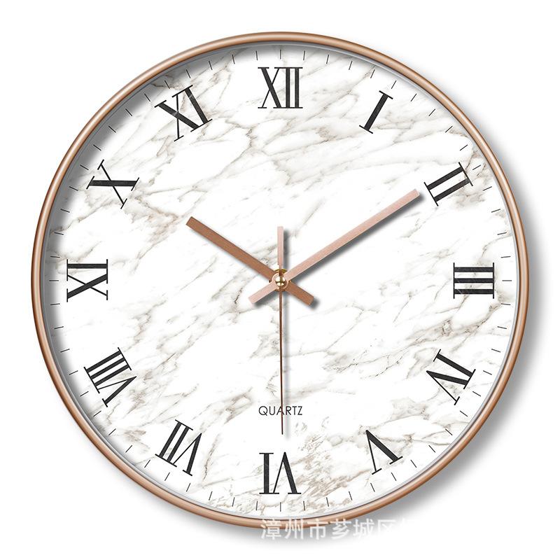 Plastic Silent Wall Clock Creative Fashion Living Room Wall Clock Clock Wall Clock 12 Inches 30CM