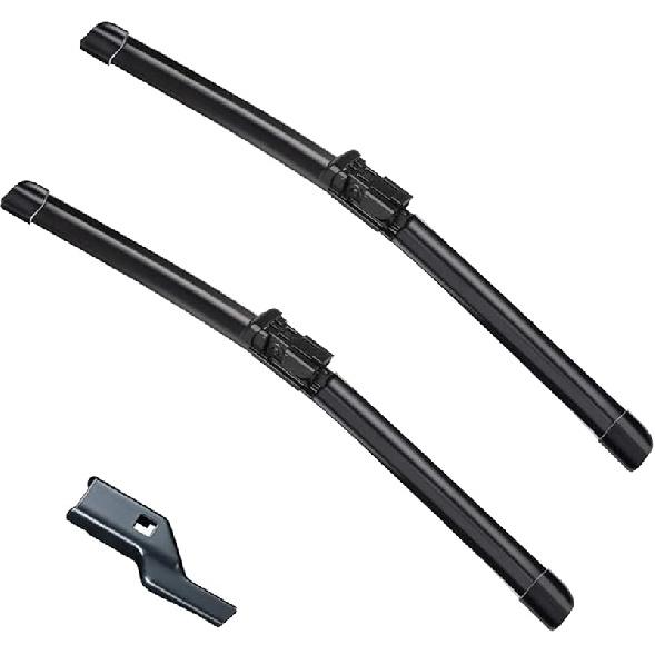 OEM Wiper Blades For GMC Terrain Chevy Equinox 2010-2017,Ford Kuga MK1 2008-2012 Original Equipment Windshield Wiper Blades Set - 24 +17 (Set Of 2) Top Lock-24 +17