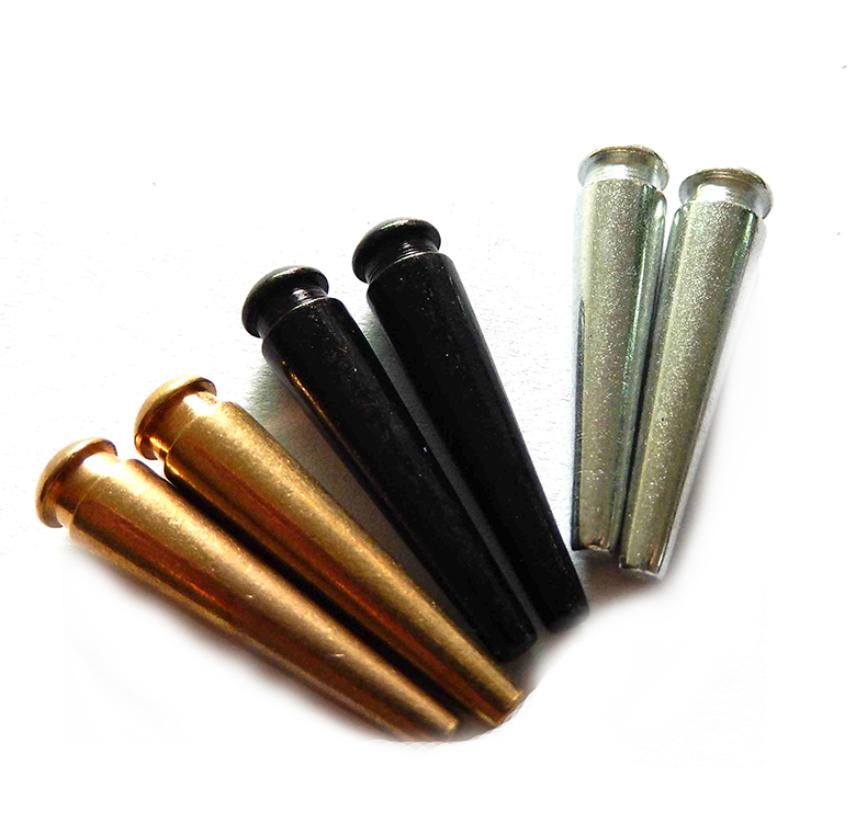 Buy 12pcs Solid Metal Cribbage Board Pegs 4 Black 4Silver 4 Brass for 1