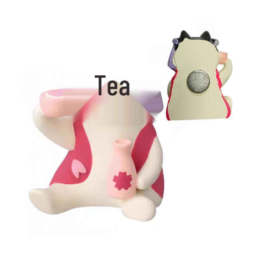 Japanese Cat Bread & Coffee Shop Resin Fridge Magnets – Cute Miniature Decor & Gift