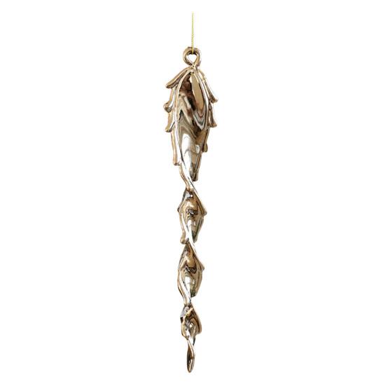 Christmas Ornaments Plastic Glitter Gold Snowflake/Reindeer/Angel Hanging Ornaments for Xmas Tree Winter Decoration