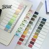 Planner Accessories for Organization Index Sticker Tabs with Built-in Scale Ruler Morandi Color Transparent Professional File Sorting PET Page