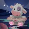 Bebek Hayvan Oyuncağı Çok Fonksiyonlu Kawaii İnek Elektronik Müzik Piyanosu Çocuklar İçin 2 ila 4 Yaş Arası Eğitici Etkileşimli Piyano Oyuncakları