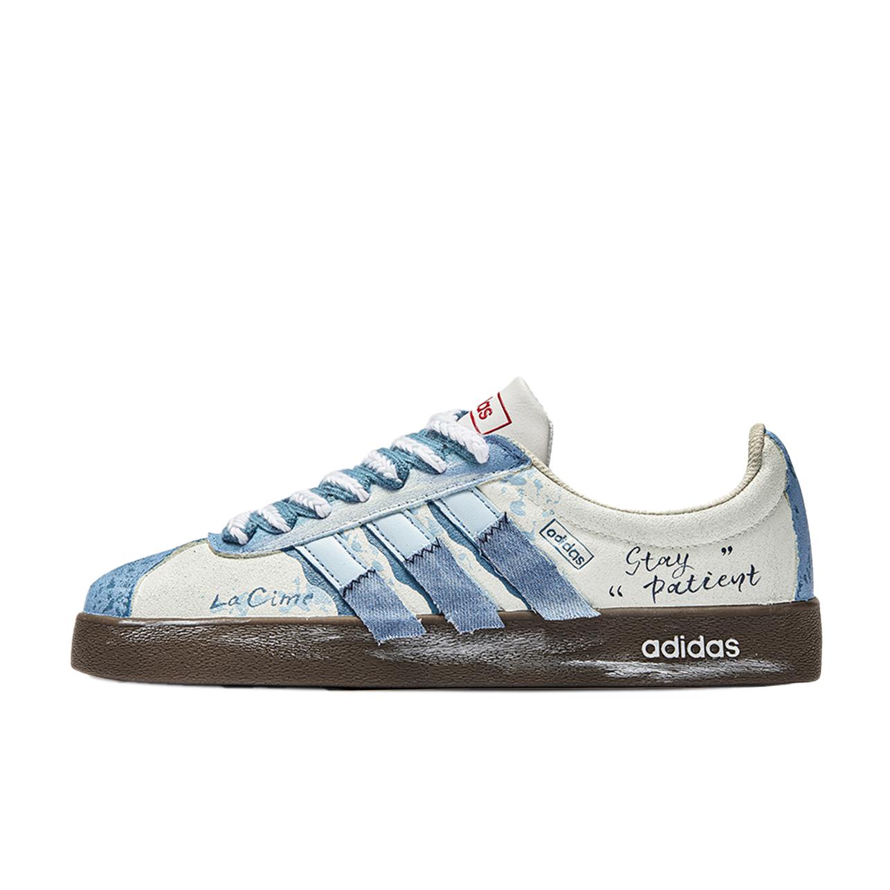 

Adidas VL COURT 2.0 Lifestyle Freedom Panda, Glacier Breath Breathable Low top Skateboard Shoes Unisex HQ1802(Team202-) 36