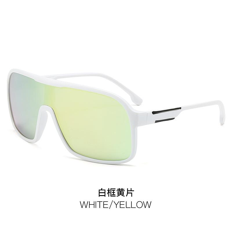 8458 Large Frame Sports Sunglasses Outdoor Cycling Glasses Fashion Colorful Trend Polarized Sunglasses