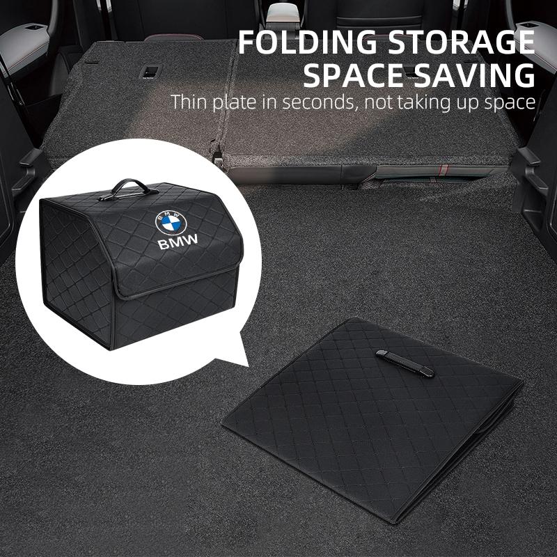 S524 Car Interior Stickers Car Trunk Storage Box Automobile Stowing Tidying Box For BMW Performance F25 F16 E90 E91 E92 E60 E84 TS2