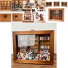 Artistic Paper Puzzle Book Organizer With Colorful Design For Study Desk Relaxation