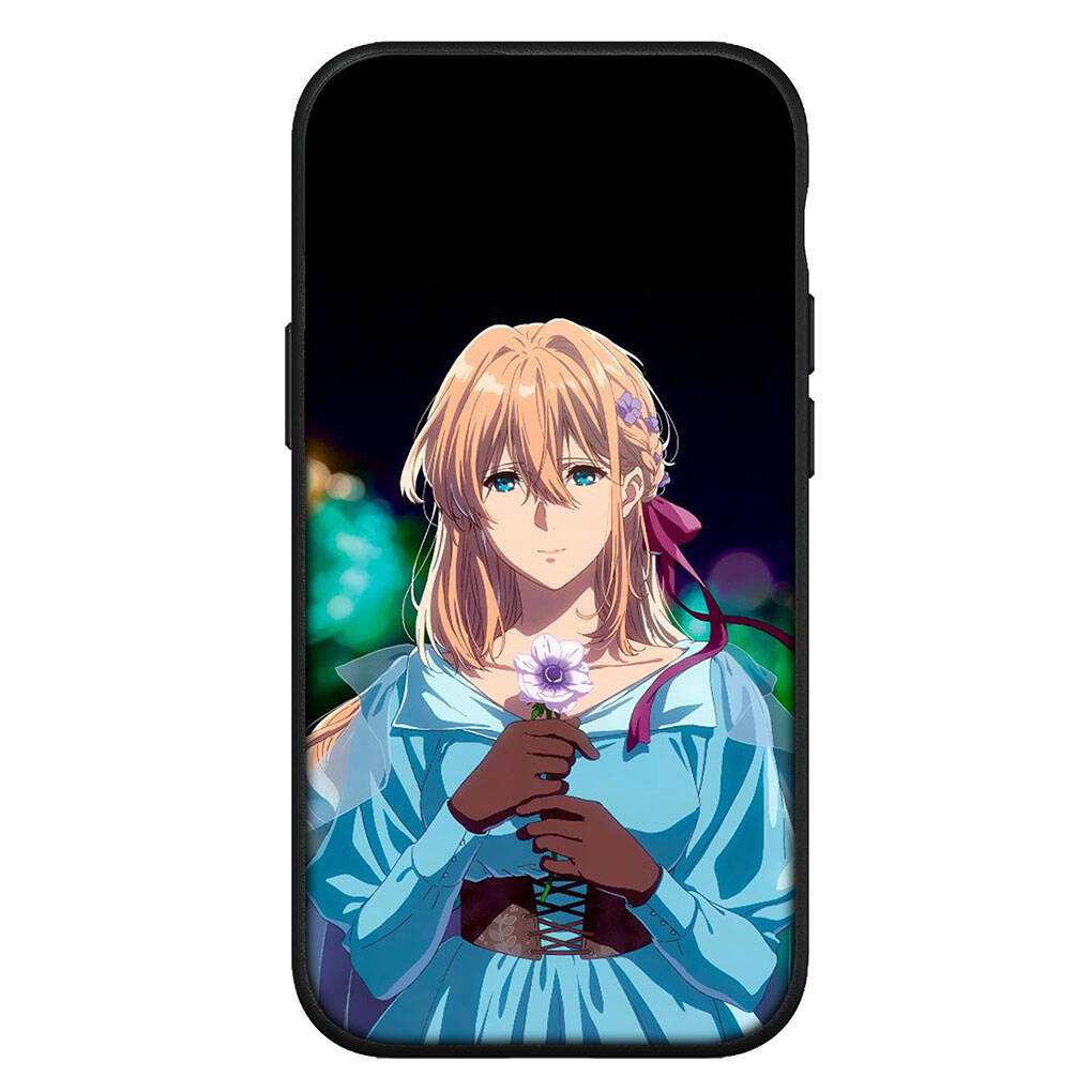 Cover for iPhone 17 16 15 Xiaomi Poco Redmi Note 14 13 12 11 Pro Max X 9 16e Samsung Galaxy S25 S24 S23 OPPO Huawei Violet Evergarden Phone Case