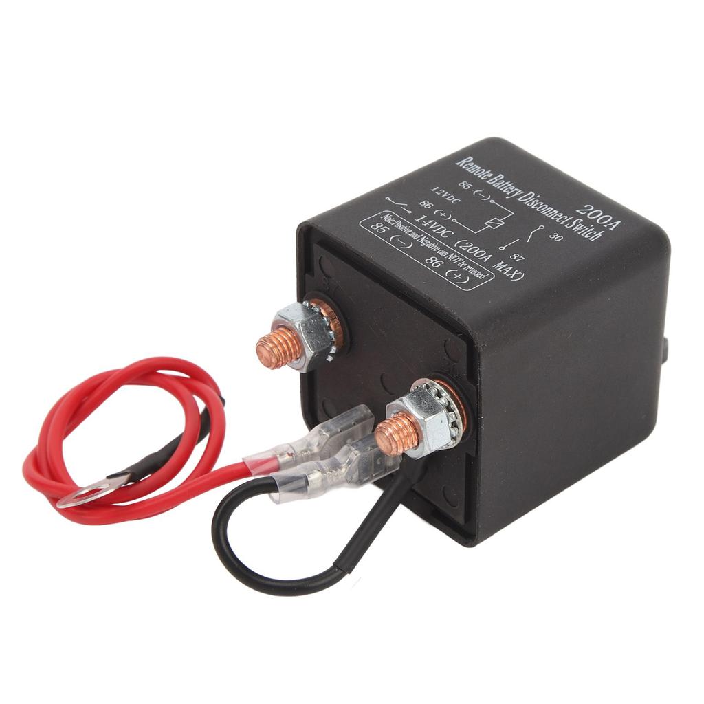 Comutator de deconectare baterie cu telecomandă 12V Previne descărcarea bateriei Securitate înaltă 200A Comutator de oprire baterie dublă pentru mașină