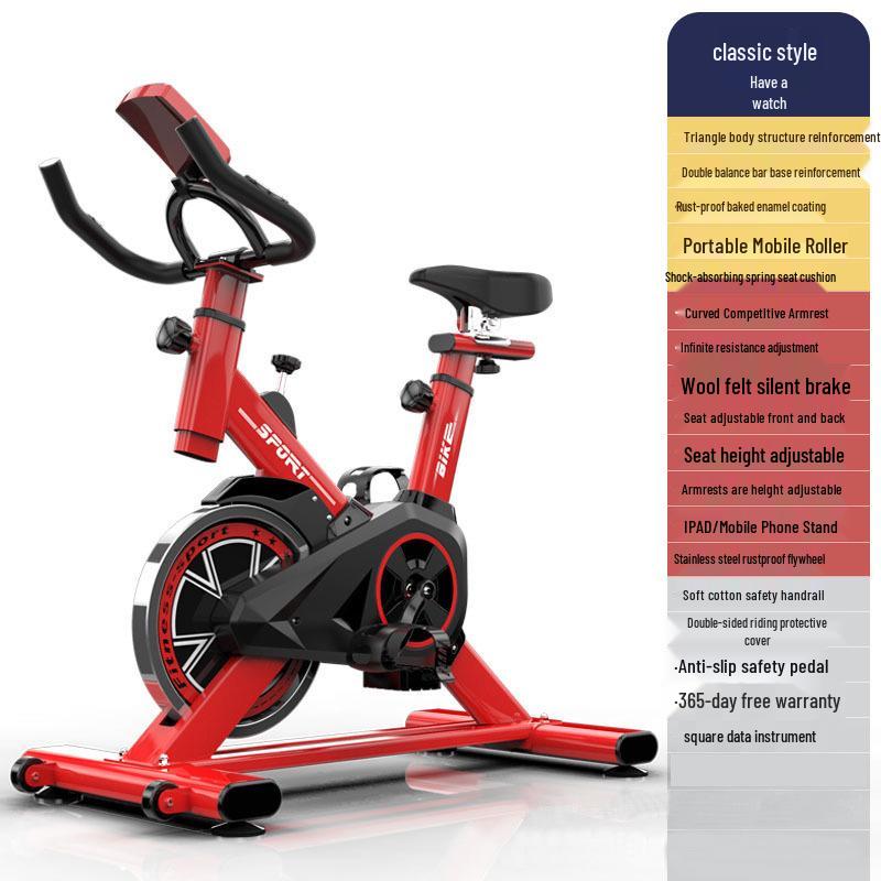 Silent Indoor Dynamic Bicycle Exercise Bike - Customizable Fitness Equipment
