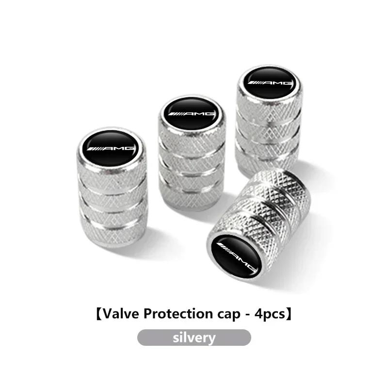 C200 E200 2025 New For Mercedes Benz For Benz Car Wheel Tire Valve Caps Tyre Stem Covers Airdust Waterproof W202 W212 W126 W140