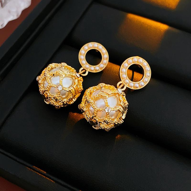 

Срібна Голка Діамантова Крапля Підвіска Пусети - Вінтажний Розкішний Дизайн