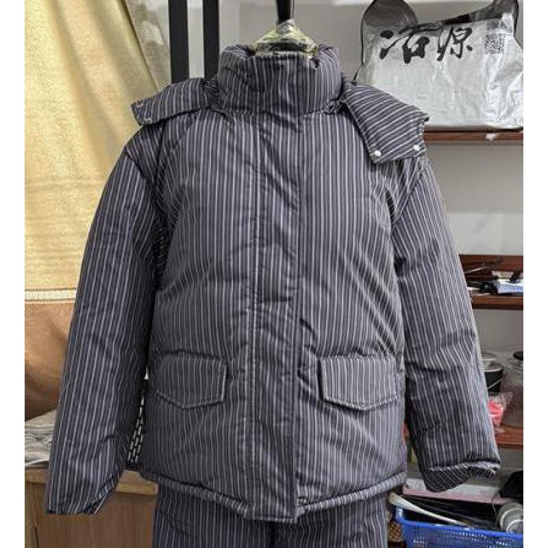 Thick Loose Hooded Jacket Pants Set Winter 2026 Casual Outfit Women