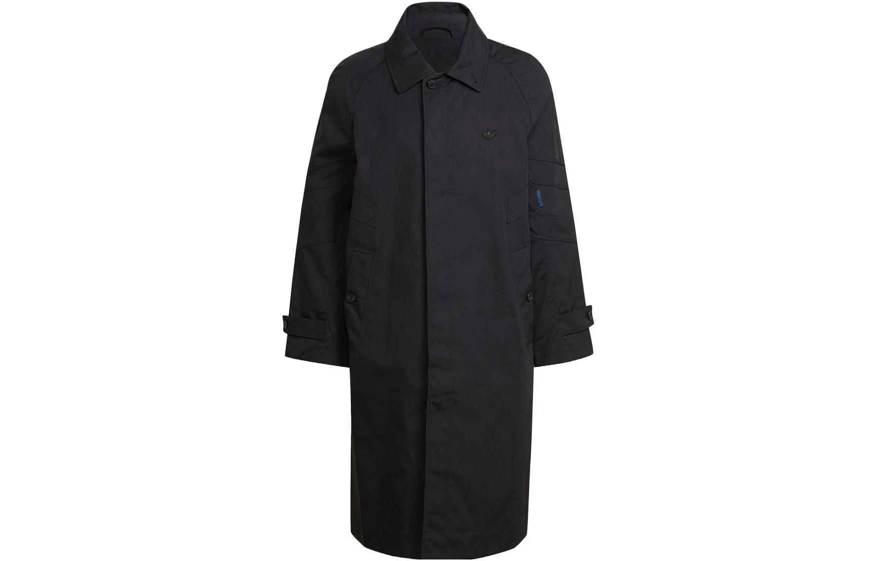 Adidas Blue Version Trench Coat Jacket HD4791 XS