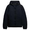 Men's Adjustable Hooded Vest Synthetic Black