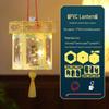 Handmade Children's DIY Mid-Autumn Festival Rabbit Lanterns: Ancient Style Hexagonal Palace and Handheld Flower Lanterns, Hanfu Accessories.