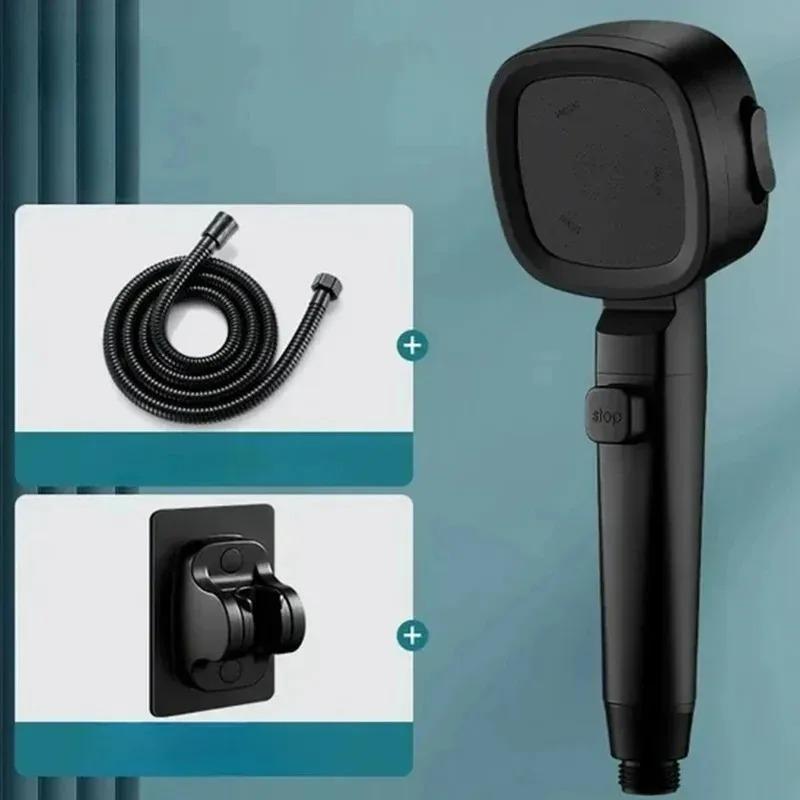 Strong Pressure Shower Head Shower Booster Showerhead Bathroom Water Heater Shower Head Rain Home Shower Head Set
