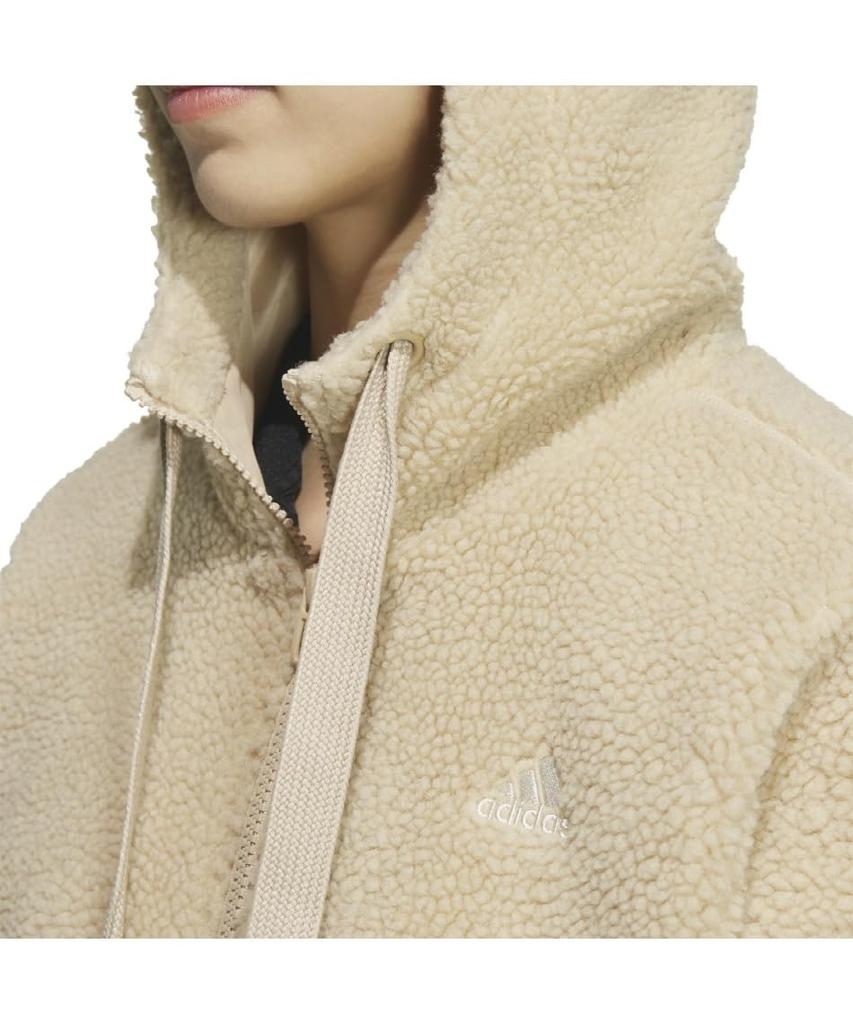 Adidas Fleece Boa FZ Jacket KTX42 Magic Beige Size S Must-Have Women's (JG3807)