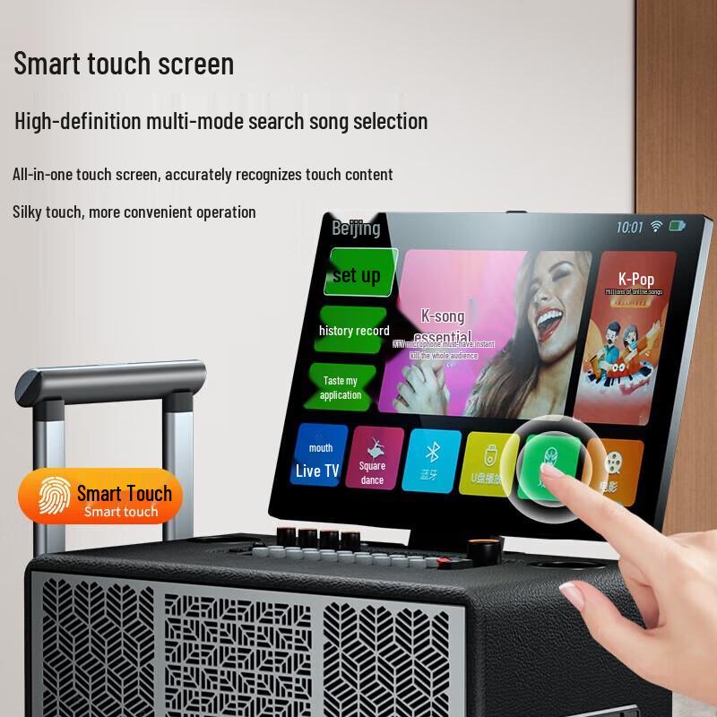 Soaiy K156 Portable Outdoor KTV Bluetooth Speaker CN Plug (adapter Included)