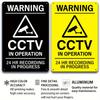 1pcs CCTV in Operation,Metal Sign,Warning Aluminum Sign,For Home Farmhouse Porch Outdoor Decor,Easy To Install,Waterpoof