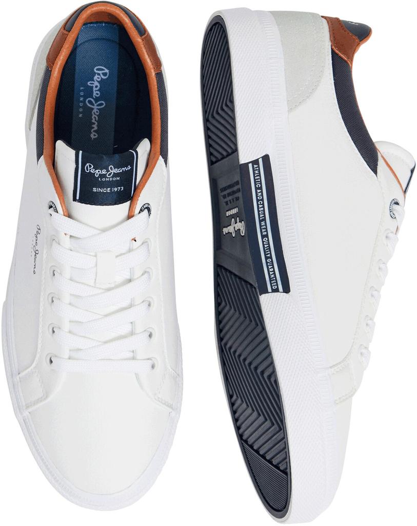 Кроссовки Pepe Jeans Retro Kenton (искусственная кожа) белые