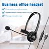 with Mic Business Headphones Wired Earphones Universal Call Center Headset  Call Headphones