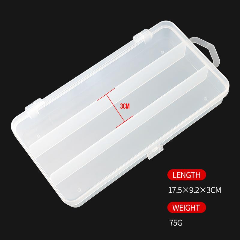 FTK Compartment Mini Fishing Tackle Box Storage Lure Baits Minnow Pencil Lure High Quality Fishing Box