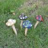 Garden Decors Resin Mushroom for Garden Yard Garden Lawn Ornament Decorations Pottery Ornament Outdoor Accessories