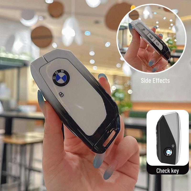 

Чехол для ключа BMW для различных моделей (25 Моделей), Подходит для 5 серии 525Li, 5/7 серии, X5, нового X1, X3, X6, X7, i5, i7, ix - Корпус пряжки автомобильной сумки. Standard