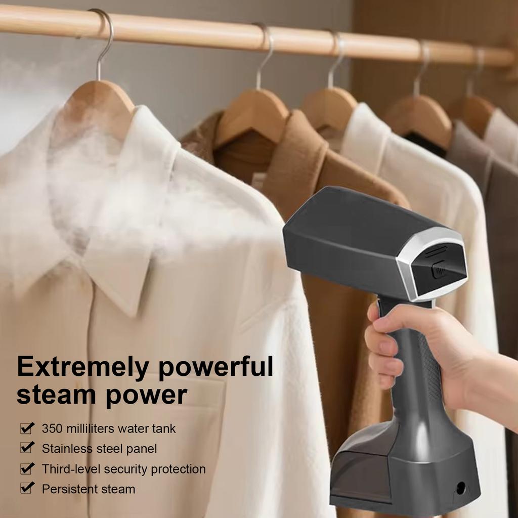Steamer for Clothes with Large 350ml Tank Handheld Garment Steamer Portable Travel Steam Iron for Home & Travel