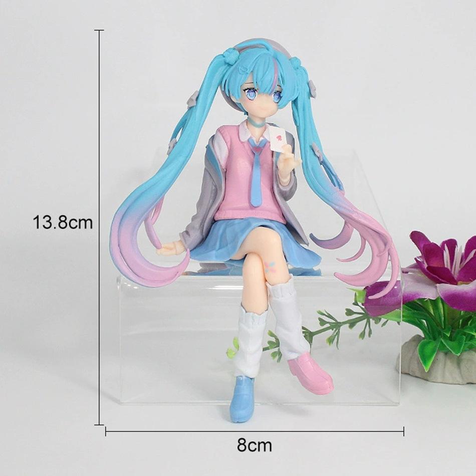 Anime Hatsune Miku Love suit jacket Kawaii Action Figure PVC Doll Model Toys ornament Desktop Decoration Christmas Gift