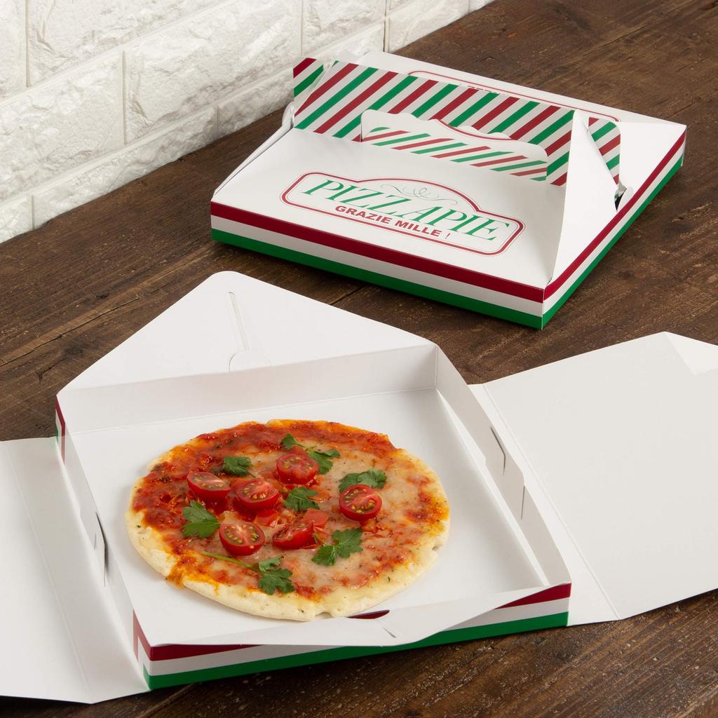 Endo Shoji Commercial Pizza Boxes, Medium, 8 Inches (50 Boxes) XHK0302
